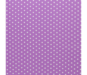 Baumwolle - Sternchen 1cm lila